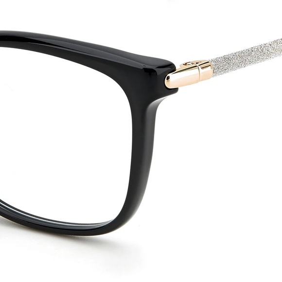 JIMMY CHOO JC 320 807 Sunglasses. Black with black lenses. - Picture 4 of 8